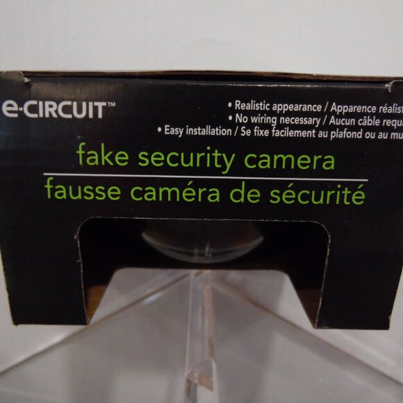 ECircuit Fake Security Surveillance Camera Dome Flashes LED Light - Picture 3 of 10
